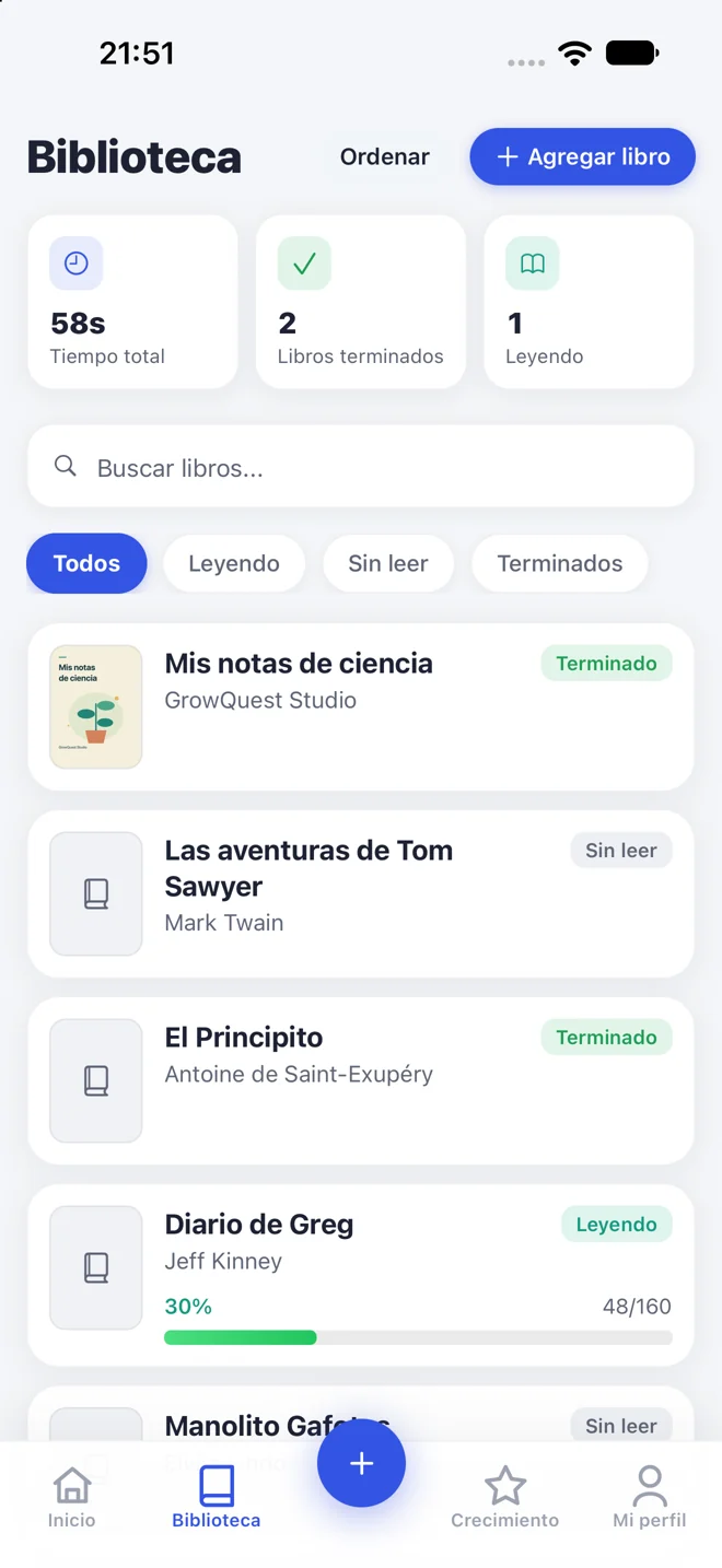 Biblioteca de lectura